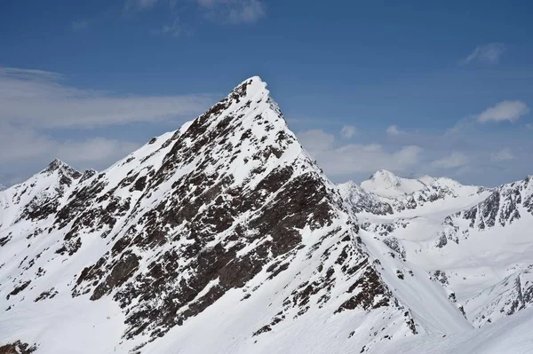 Schermerspitze 3117 Partir Wurmkogel Mountain Domaine Skiable Obergurgl Hochgurgl Oetztal — Photo