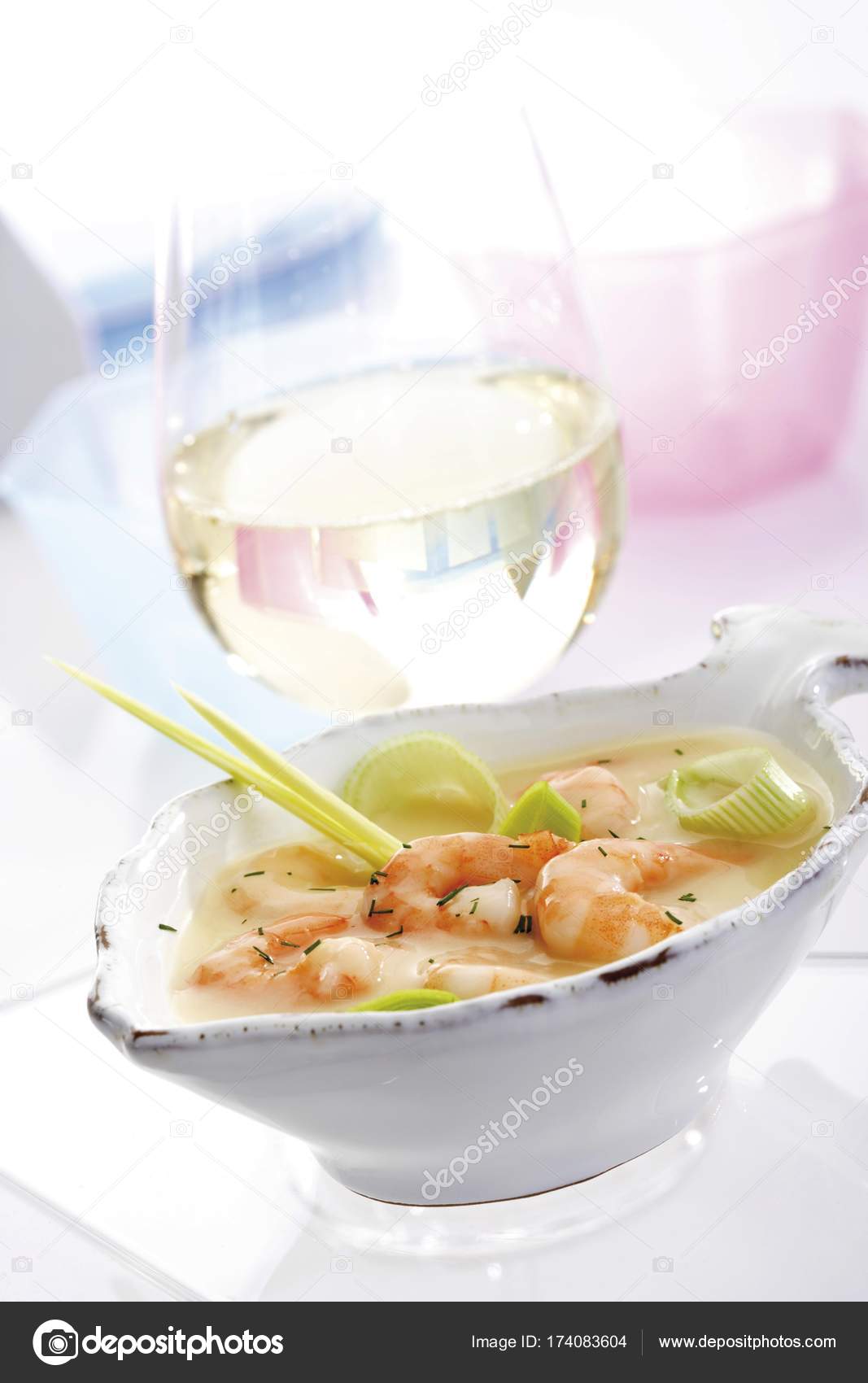 Crab Soup Leek — Stock Photo © imagebrokermicrostock #174083604
