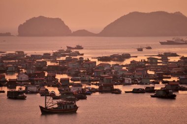 Harbour of Cat Ba, Halong Bay, Vietnam, Southeast Asia, Asia clipart