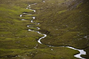 river in mountains of Scotland, United Kingdom, Europe clipart