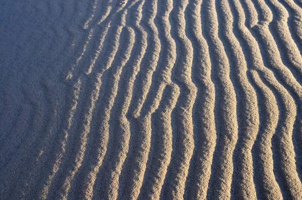 Onde Nella Sabbia Delle Dune Sabbia Bianca Bau Sahara Vietnamita — Foto Stock