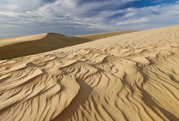Dunes Sable Structures Proximité Mui Red Sand Dunes Vietnam Asie — Photo