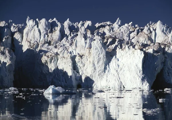 Isberg Kangia Fjord Världsarv Ilulissat Grönland Nordamerika — Stockfoto