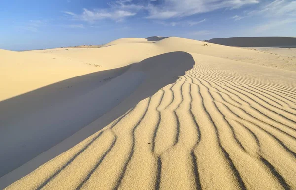 Paysage Désertique Dune Sable Blanc Bau Sahara Vietnamien Bao Trang — Photo