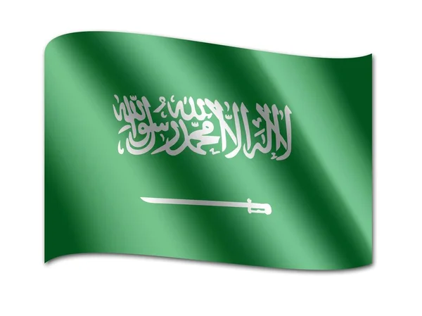 Szaúd-Arábia zászlaja — Stock Fotó