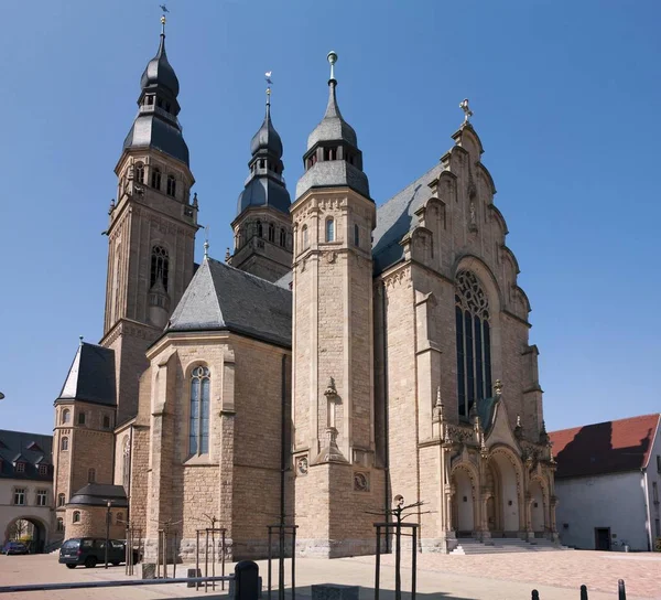 Joseph Kerk Katholieke Parochiekerk Speyer Rijnland Palts Duitsland Europa — Stockfoto