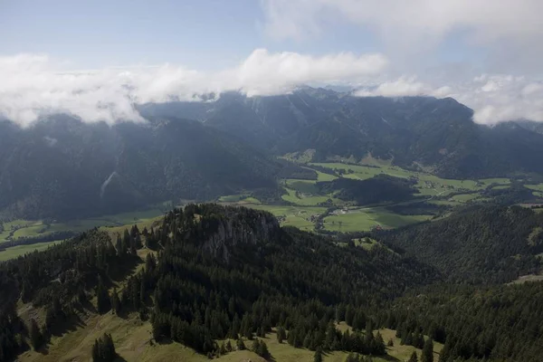 Allgaeu Alperna Och Det Bayerska Höglandet Wendelstein Bayern Tyskland Europa — Stockfoto