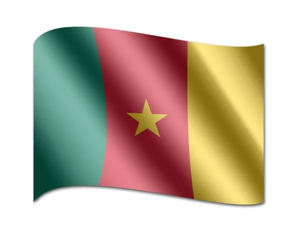 カメルーンの国旗 — ストック写真