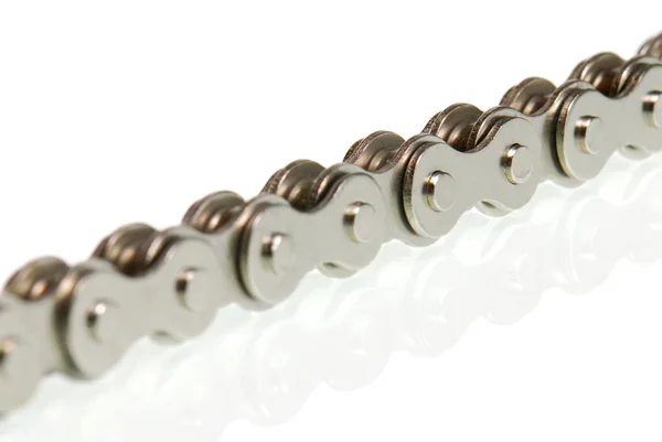 Bicycle Chain Isolated White — Stock Photo, Image