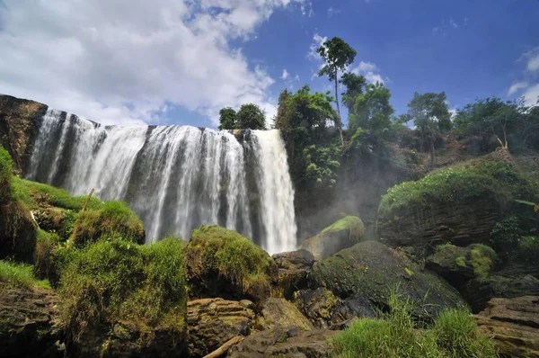 Elefantenfälle Wasserfall Zentrales Hochland Vietnam Asien — Stockfoto