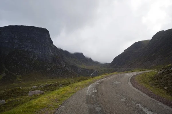 Parte Superior Del Paso Montaña Cerca Applecross Escocia Reino Unido — Foto de Stock