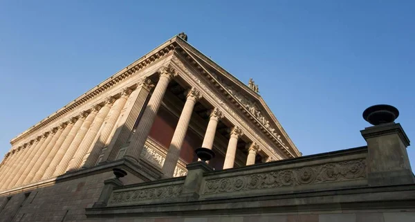 Vista Parcial Alte Nationalgalerie Berlín Mitte Alemania Europa —  Fotos de Stock