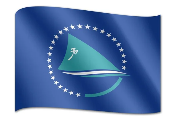 太平洋島嶼フォーラムの旗 — ストック写真