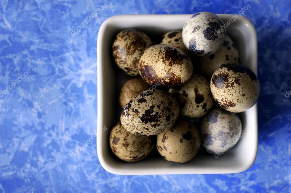 huevos de codorniz en un bol 2022