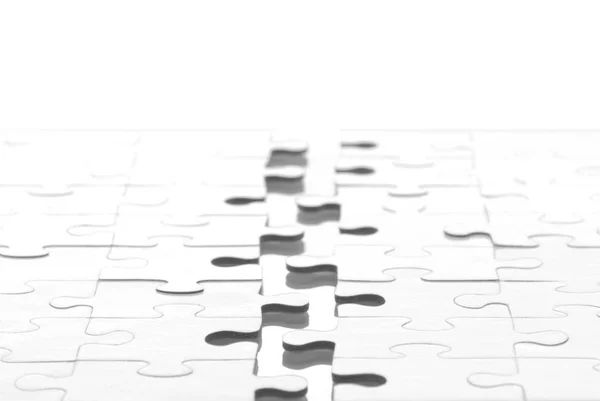 Jigsaw Puzzle Gaps Middle — Stock Photo, Image