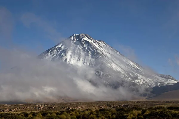 Licancabur Ηφαίστειο Έρημος Ατακάμα Χιλή Νότια Αμερική — Φωτογραφία Αρχείου