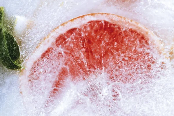 Bevroren Fruit Van Ruby Grapefruit — Stockfoto