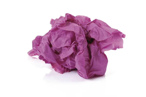 Kleurrijke Crumpled-up papier bal — Stockfoto