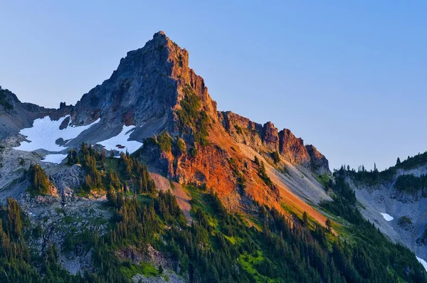 Pinnacle Peak Rainier National Park Washington Estados Unidos América Del — Foto de Stock