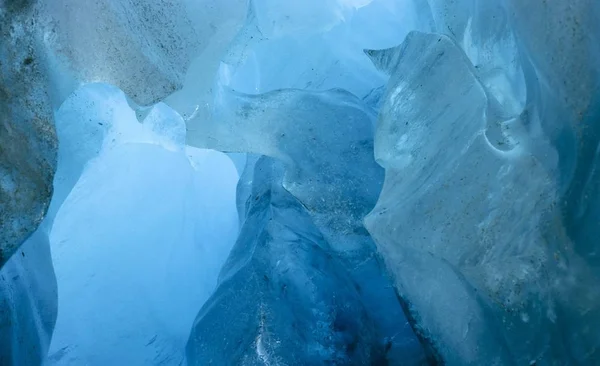 Formaciones Hielo Una Grieta Glaciar — Foto de Stock