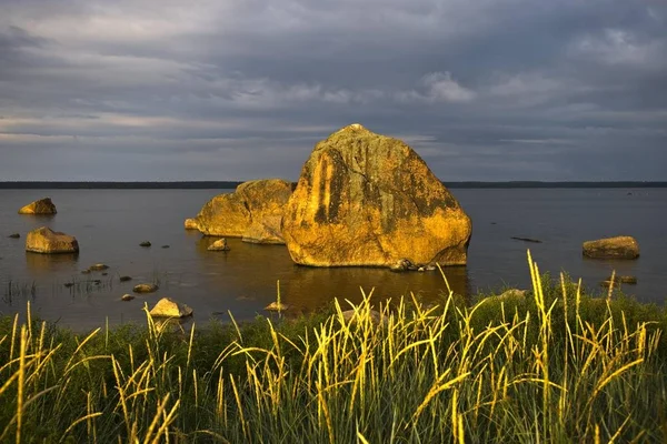 Kühnere Felsen Kaesmu Lahemaa Nationalpark Estland Baltikum Europa — Stockfoto