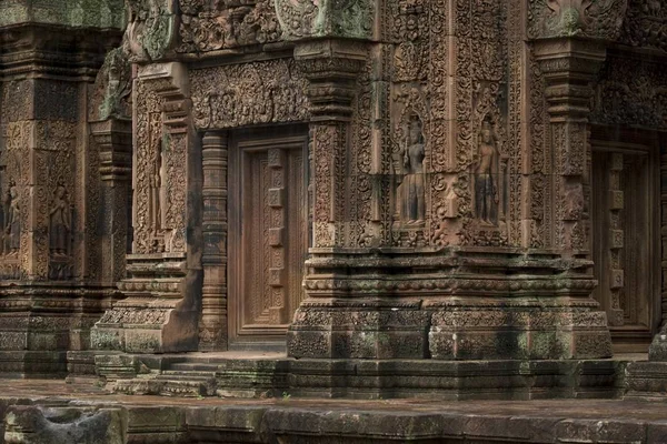 Bantea Srey Świątyni Kambodża Azji Południowo Wschodniej Asia — Zdjęcie stockowe