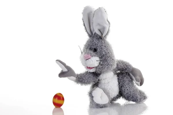 Easter Bunny Soft Toy Easter Egg — Stock Photo, Image