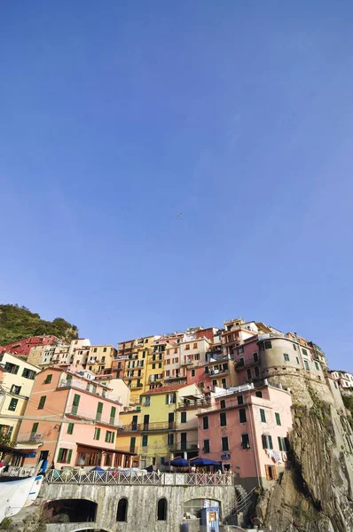 Manarola Furia Cinque Terre Италия Европа — стоковое фото