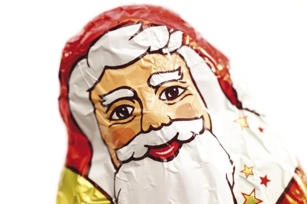 Santa claus en papel de aluminio — Foto de Stock