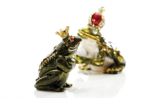 개구리 크라운 장난감 — 스톡 사진