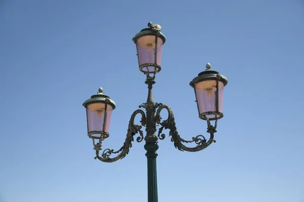 威尼斯街灯 圣马来 威尼斯 威尼托 意大利 — 图库照片