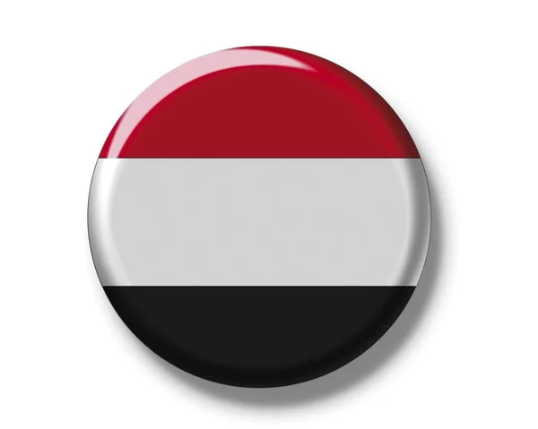 National flag of Yemen — Stock Photo, Image