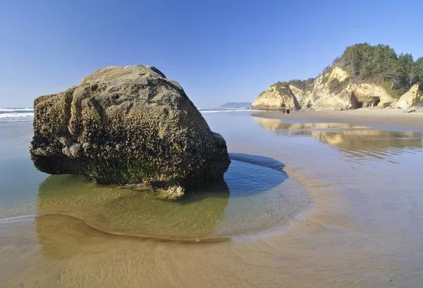 Tipo Roccia Spiaggia Hug Point State Park Oregon Stati Uniti — Foto Stock