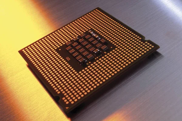 Processzor Chip Technológia Koncepció — Stock Fotó
