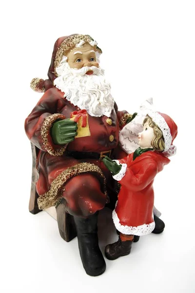 Estatuilla de Santa Claus — Foto de Stock