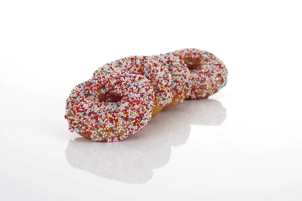 Sprinkles Ile Lezzetli Börekler Çörekler — Stok fotoğraf