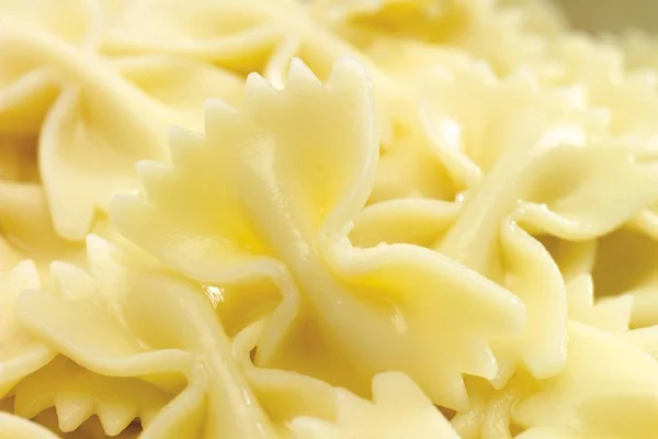 Close Van Gekookte Farfalle Pasta Product — Stockfoto