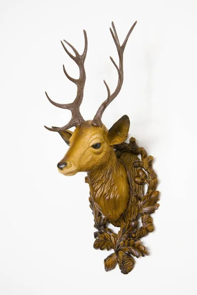 プラスチック鹿頭 側面図 — ストック写真