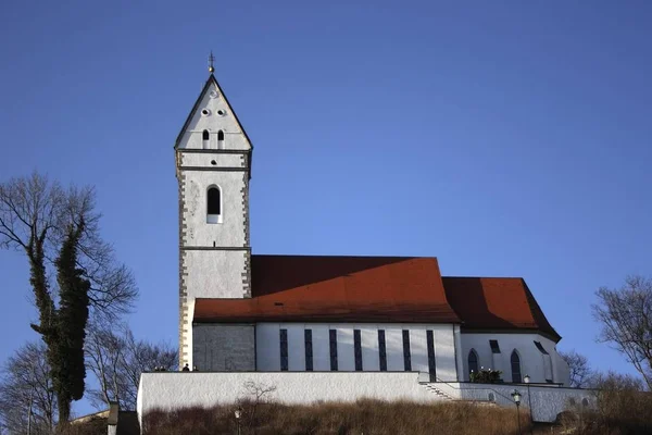 Igreja Peregrinação Monte Bussen Elevação Mais Alta Norte Alta Suábia — Fotografia de Stock