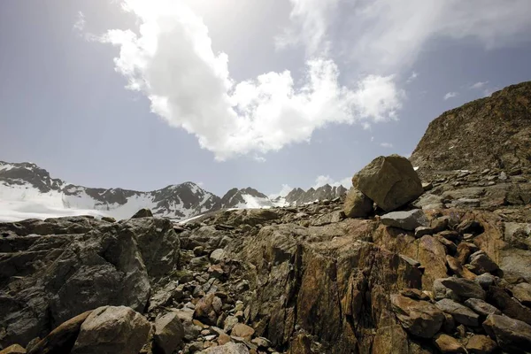 Glaciar Kaunertal Valle Kaunertal Tirol Austria Europa — Foto de Stock