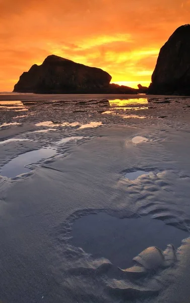 Tramonto a Meyers Creek Beach — Foto Stock