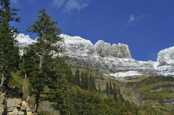 Blick Vom Logan Pass Aussichtspunkt Hauptattraktion Des Gletschernationalparks Montana Usa — Stockfoto