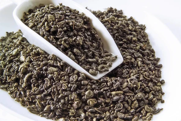 Grüner Tee Intensiver Leicht Herber Geschmack — Stockfoto