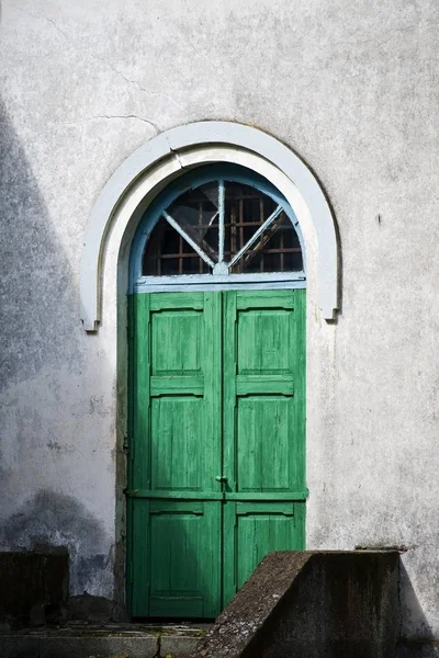 Tür Einer Orthodoxen Kirche Kasepaeae Peipus See Peipsi Jaerv Estland — Stockfoto