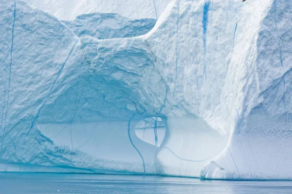 Buzdağı Disko Körfezi Grönland Arctic Kuzey Amerika — Stok fotoğraf