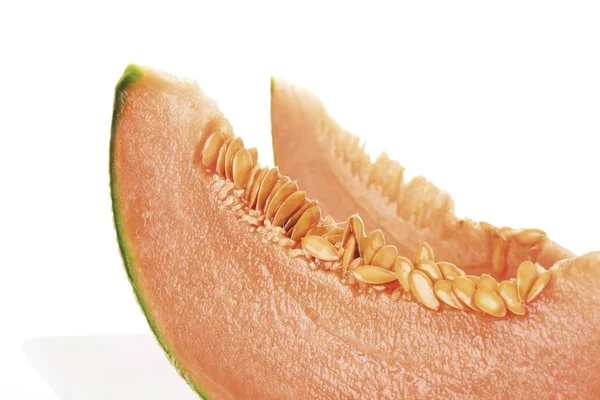 Cautaloupe Melon Cucumis Melo Var Cantalupensis — Stockfoto