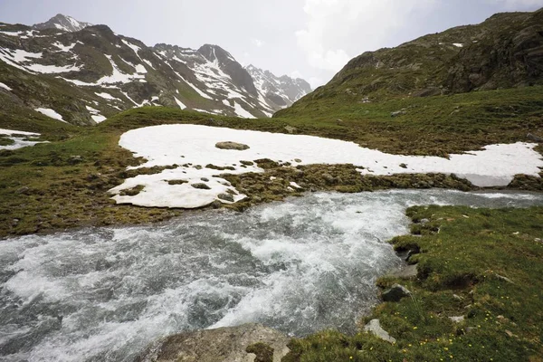 Faggenbach Torrente Valle Del Kaunertal Tirolo Austria Europa — Foto Stock