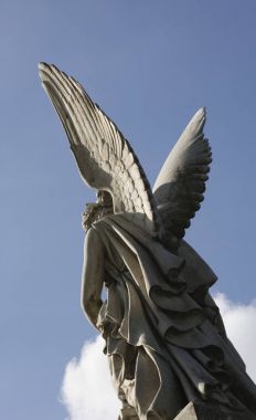 mythological Figurine monument in Berlin clipart