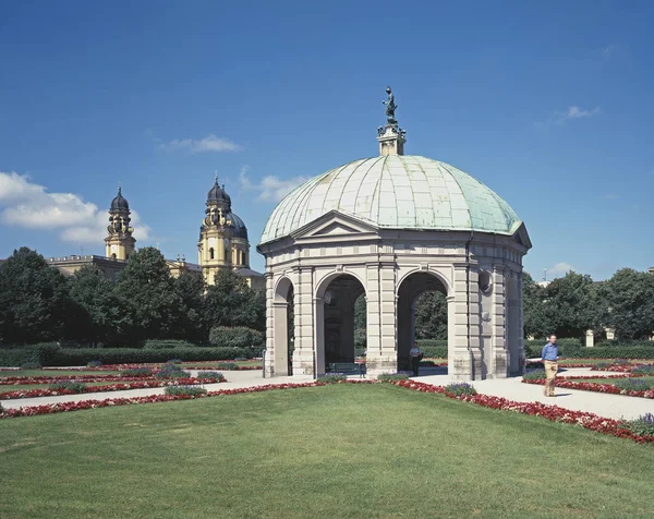 Diana Tapınağı Hofgarten Münih Bavyera Almanya Europe — Stok fotoğraf