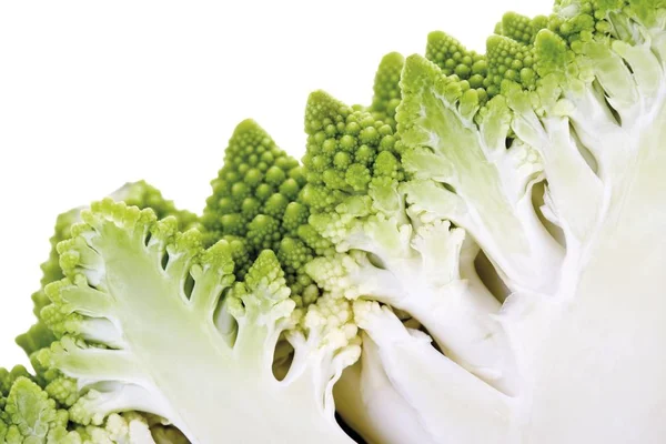 Romanesco Cabbage Brassica Oleracea Setengahnya — Stok Foto